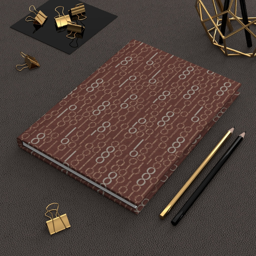 Railroad Code Hardcover Journal Matte in Red