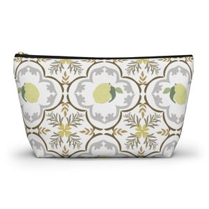 Freshly Squeezed Accessory Pouch w T-bottom in Gold