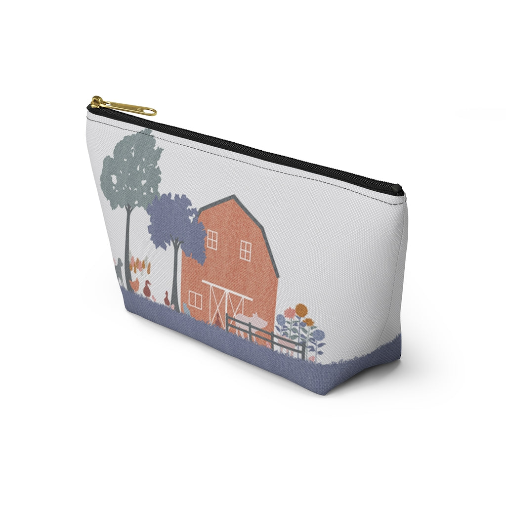 Barnyard Fun Accessory Pouch w T-bottom in Purple