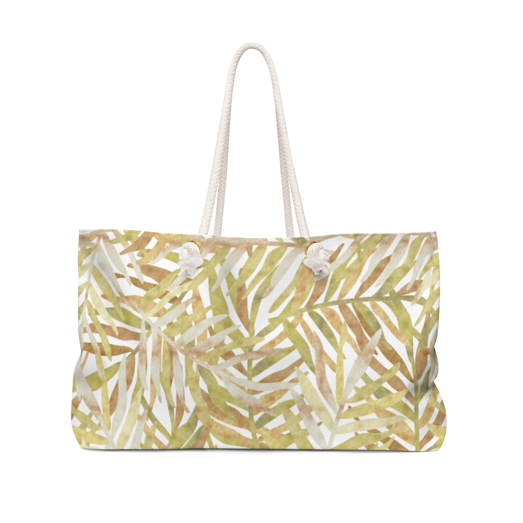Tropic Weekender Bag in Gold