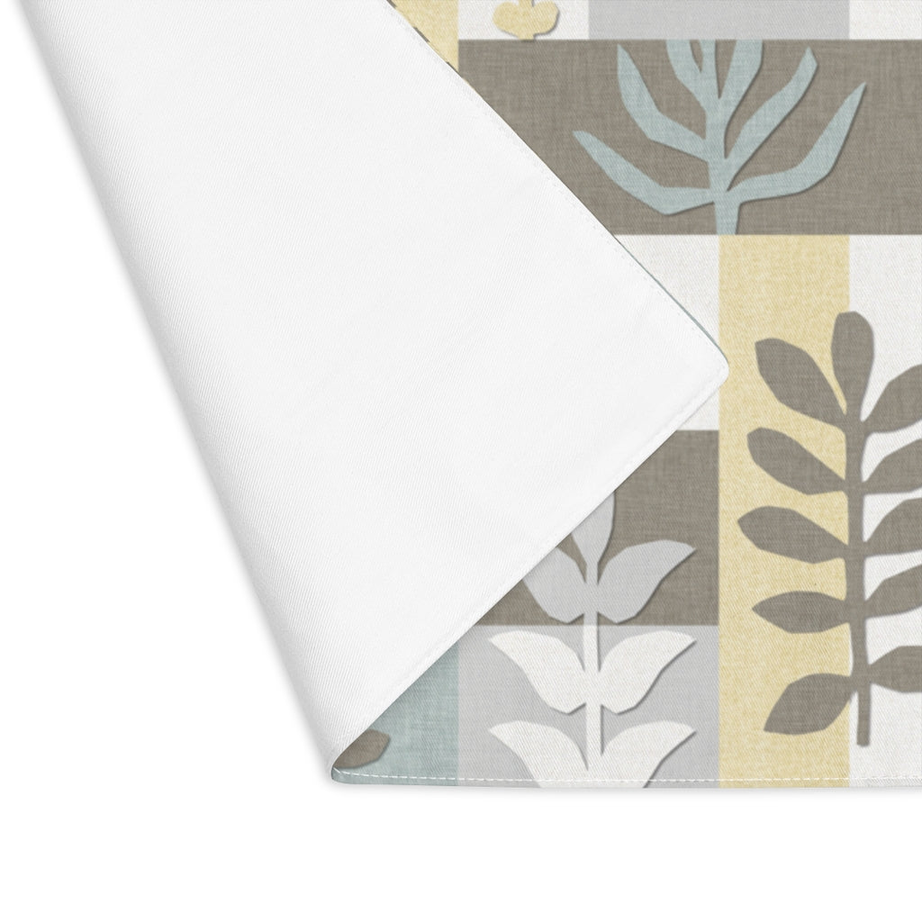 Botanical Paper Placemat in Taupe