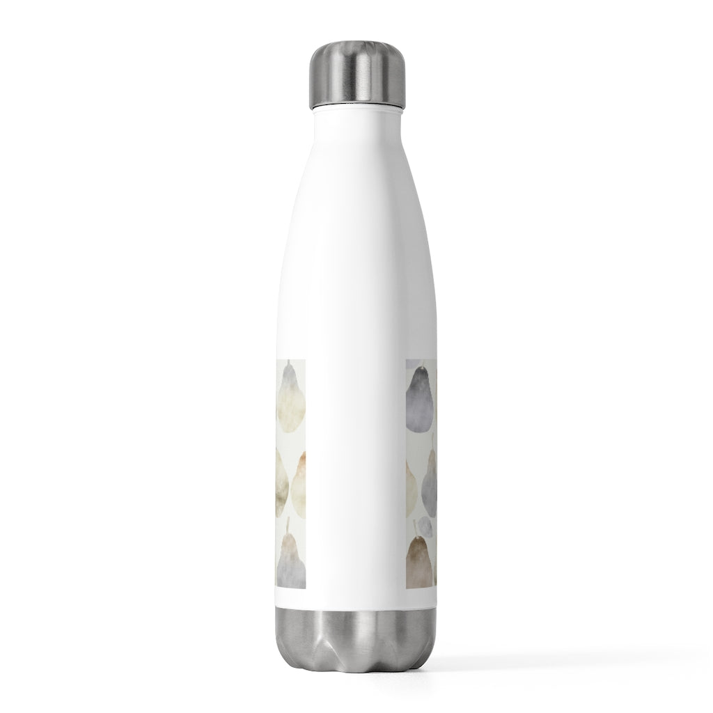 Watercolor Pears 20oz Insulated Bottle in Cream
