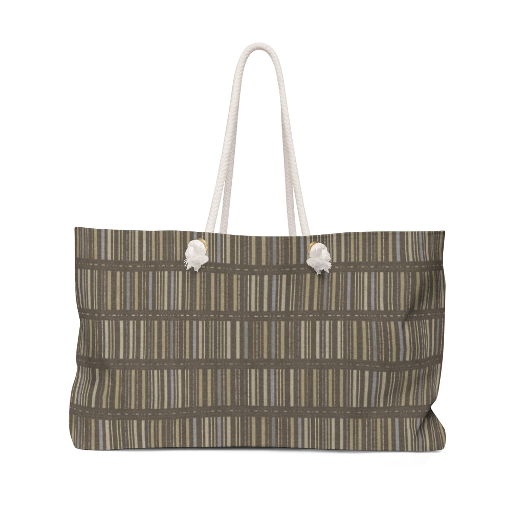 Science Code Weekender Bag in Brown