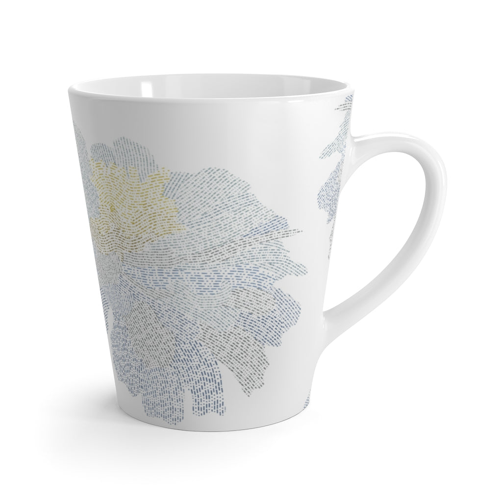 Ciphertext Code Latte Mug in Blue