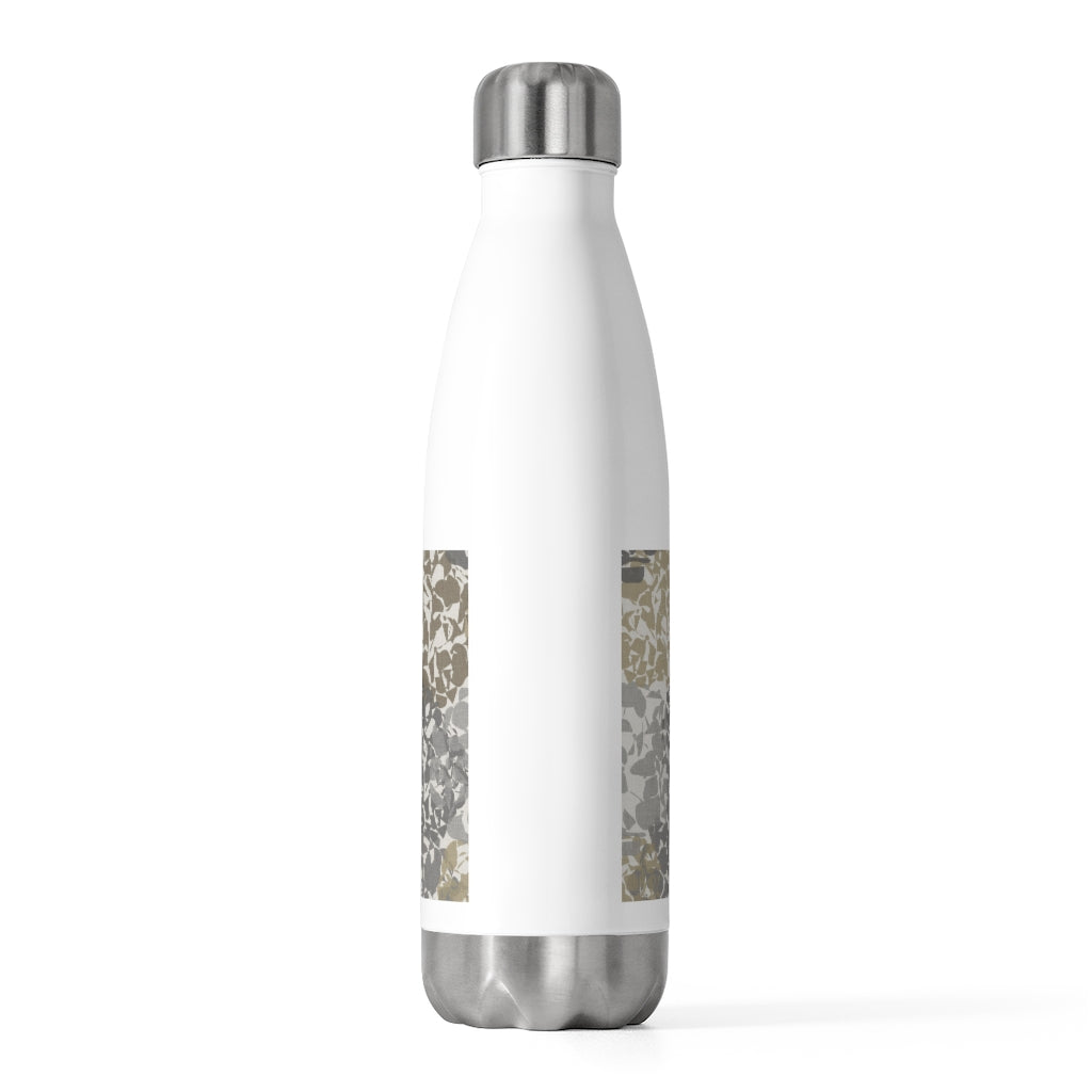 Hydrangea 20oz Insulated Bottle in Gray