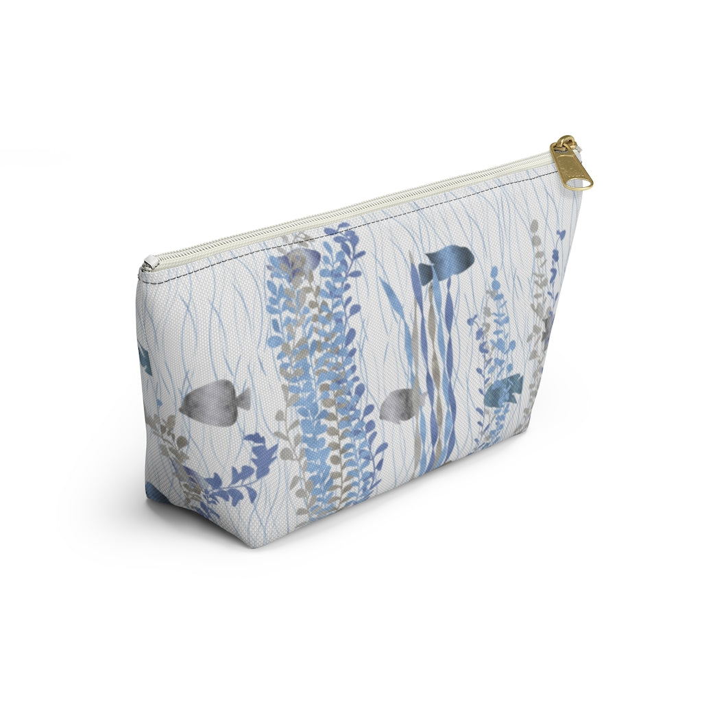 Aquarium Accessory Pouch w T-bottom in Blue