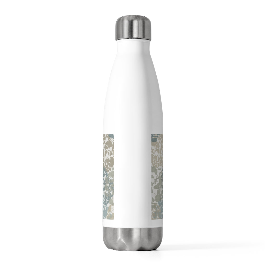 Hydrangea 20oz Insulated Bottle in Aqua