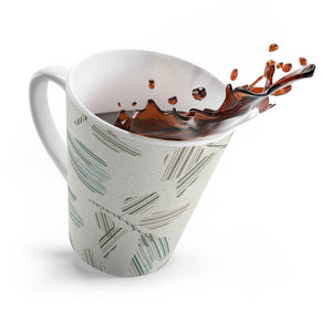 Riverbank Code Latte Mug in Aqua