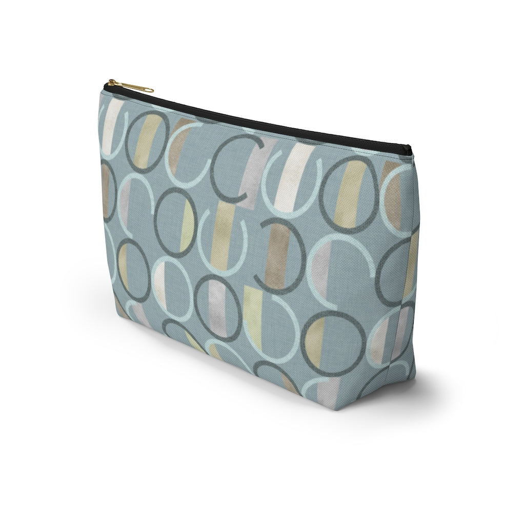 Journey Code Accessory Pouch w T-bottom in Aqua