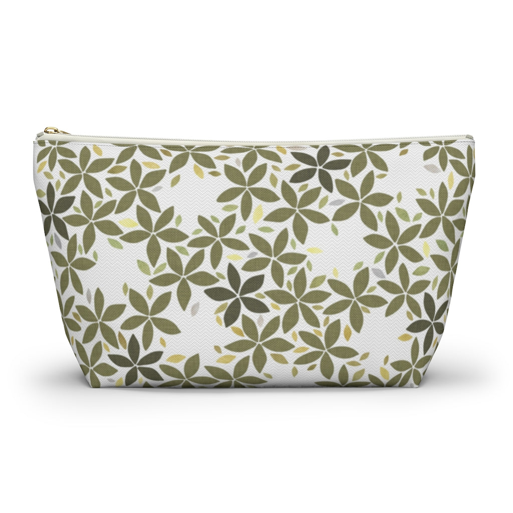 Snowbell Accessory Pouch w T-bottom in Green
