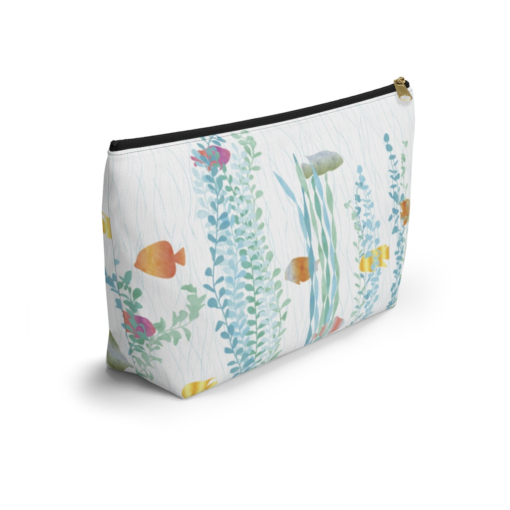 Aquarium Accessory Pouch w T-bottom in Aqua
