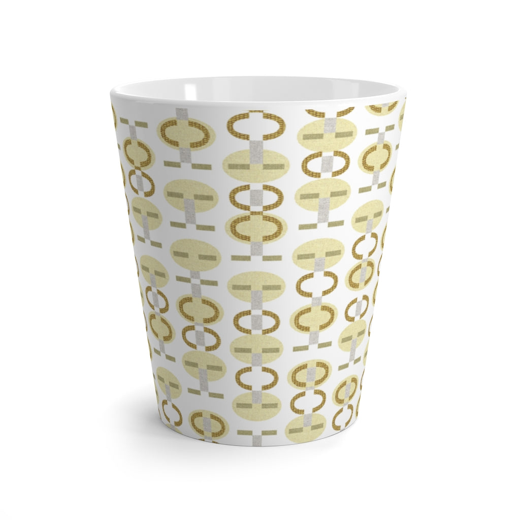 Telegraph Code Latte Mug in Yellow