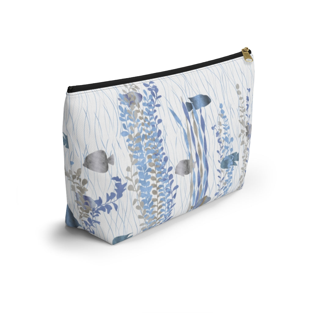 Aquarium Accessory Pouch w T-bottom in Blue