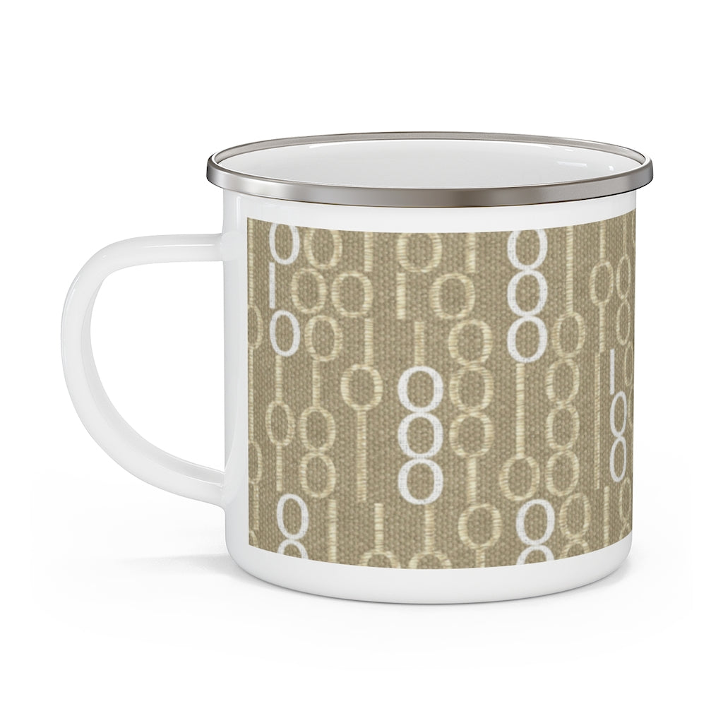 Railroad Code Enamel Mug in Yellow