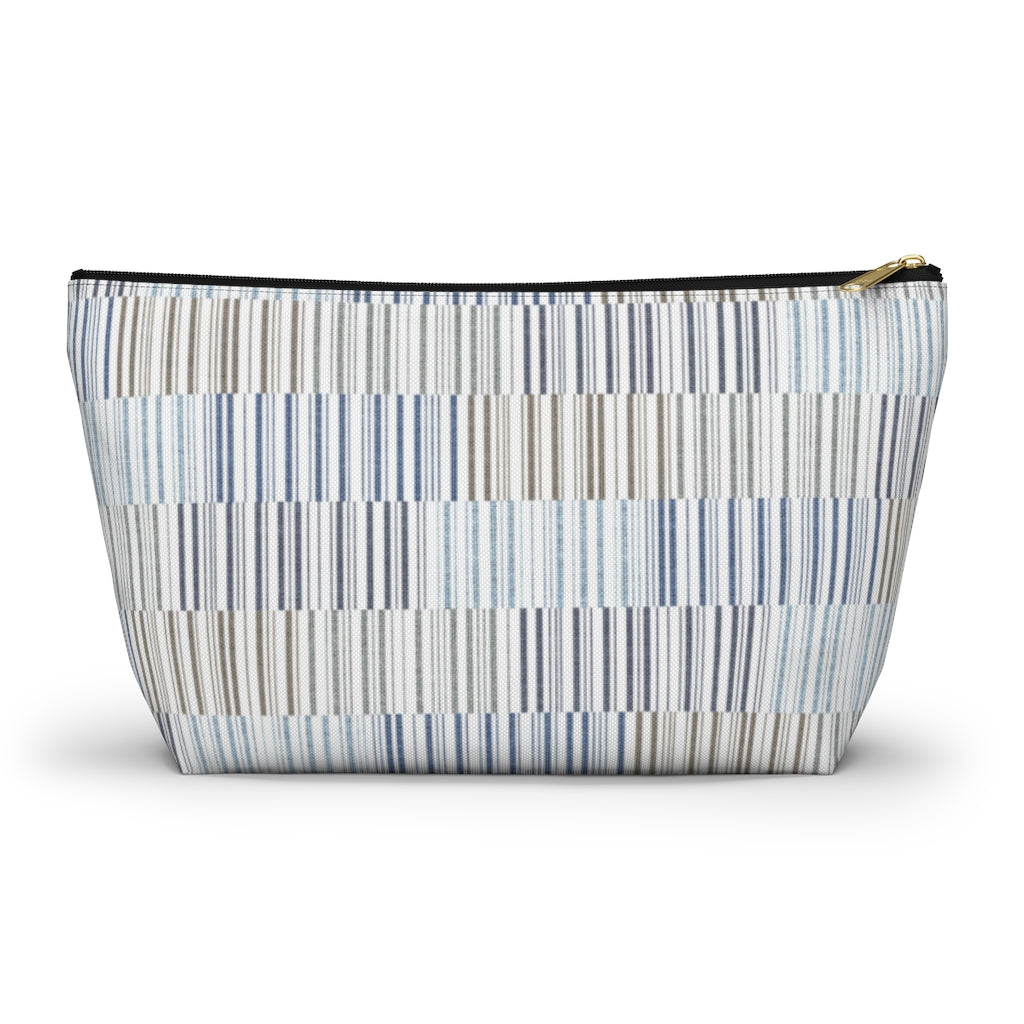 Traffic Code Accessory Pouch w T-bottom in Blue
