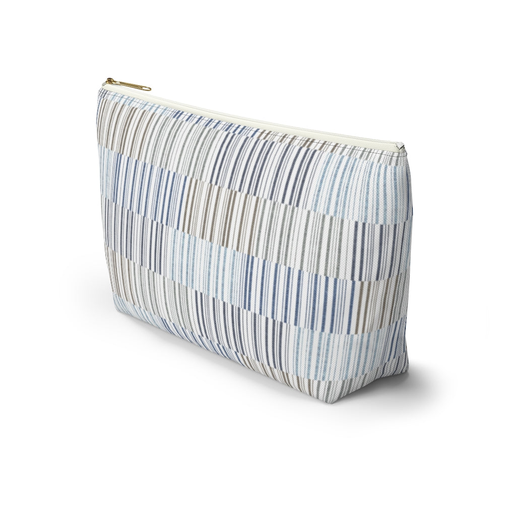 Traffic Code Accessory Pouch w T-bottom in Blue