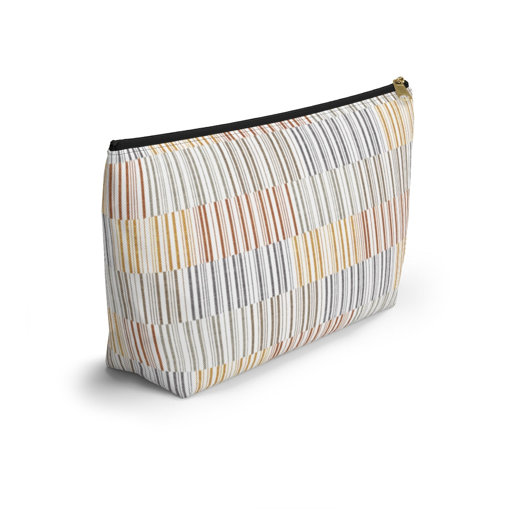 Traffic Code Accessory Pouch w T-bottom in Orange