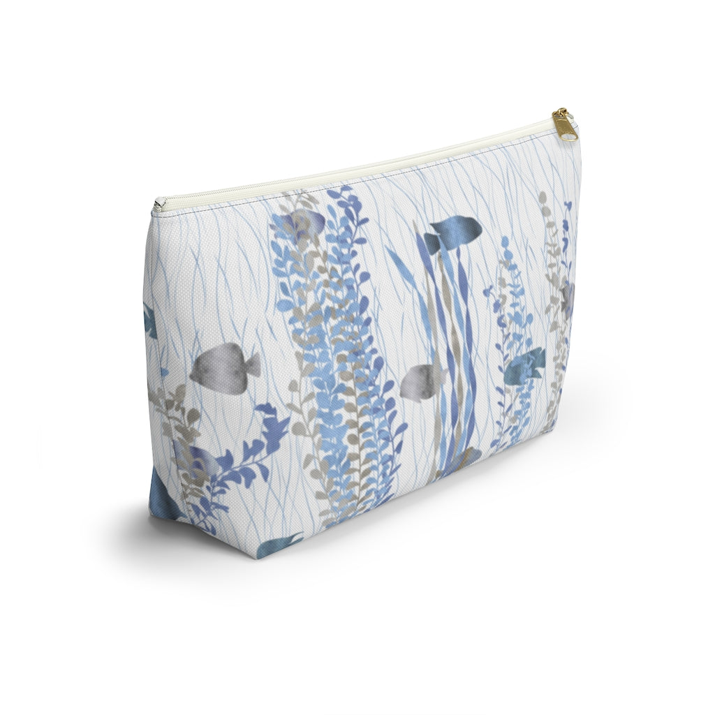 Aquarium Accessory Pouch w T-bottom in Blue