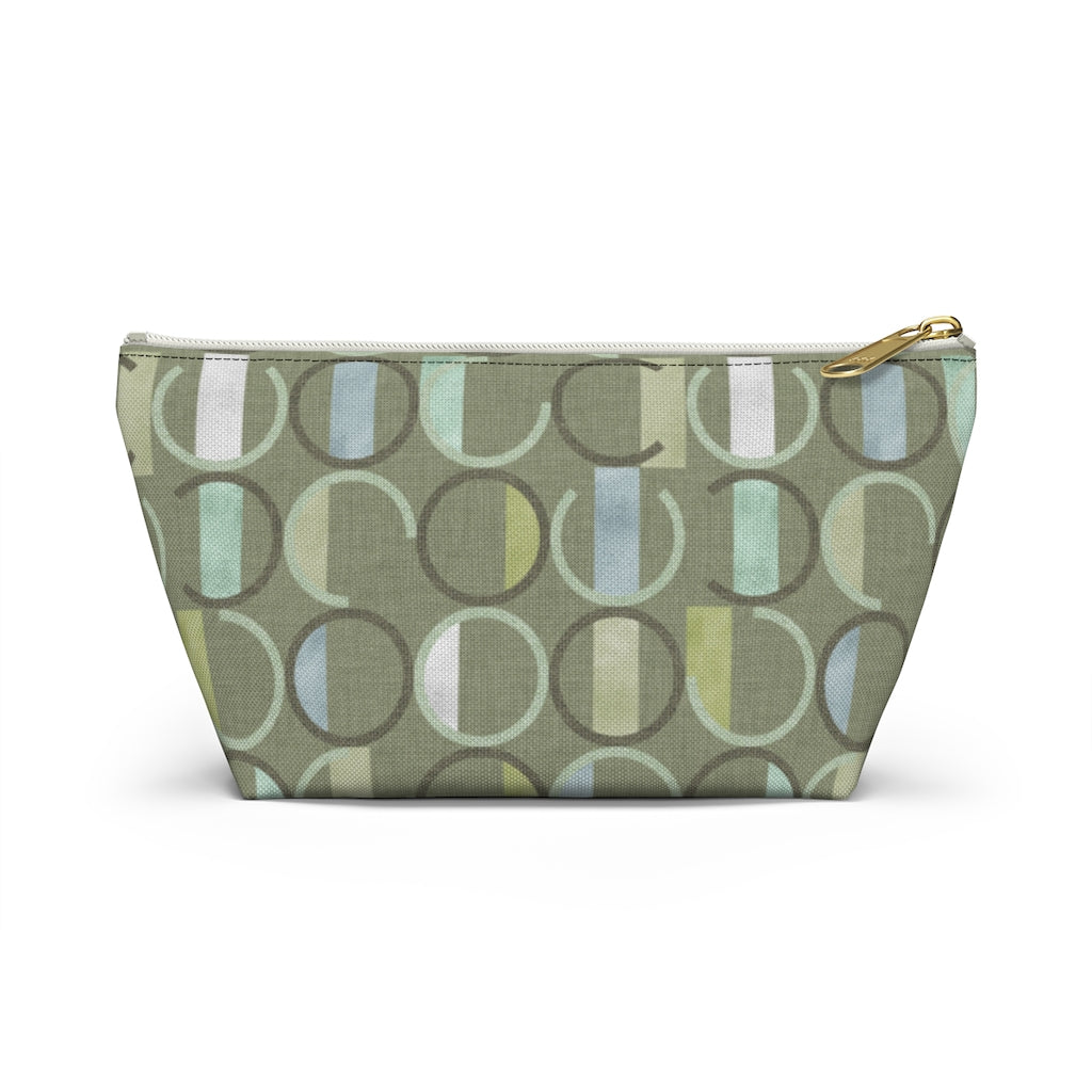 Journey Code Accessory Pouch w T-bottom in Green