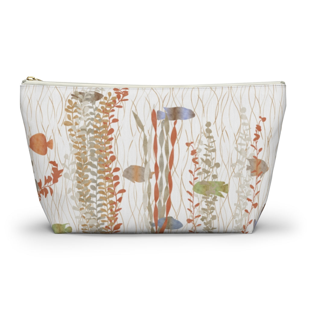 Aquarium Accessory Pouch w T-bottom in Coral