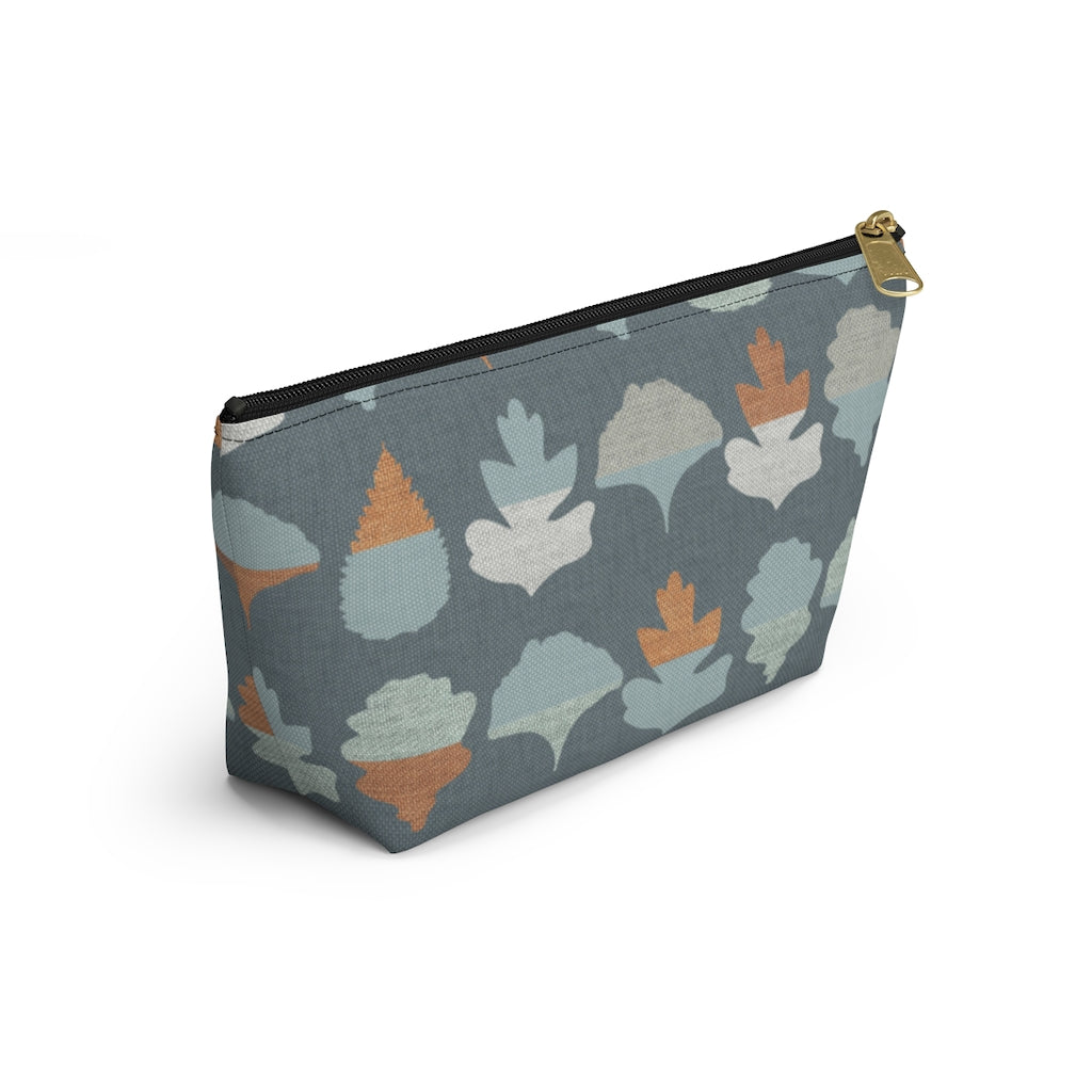 Frond Accessory Pouch w T-bottom in Aqua