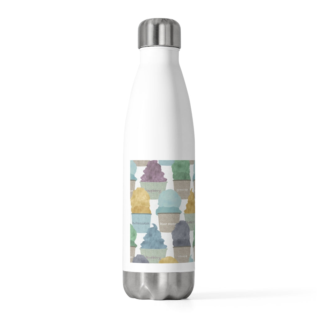 Ice Cream 20oz Insulated Bottle in Aqua