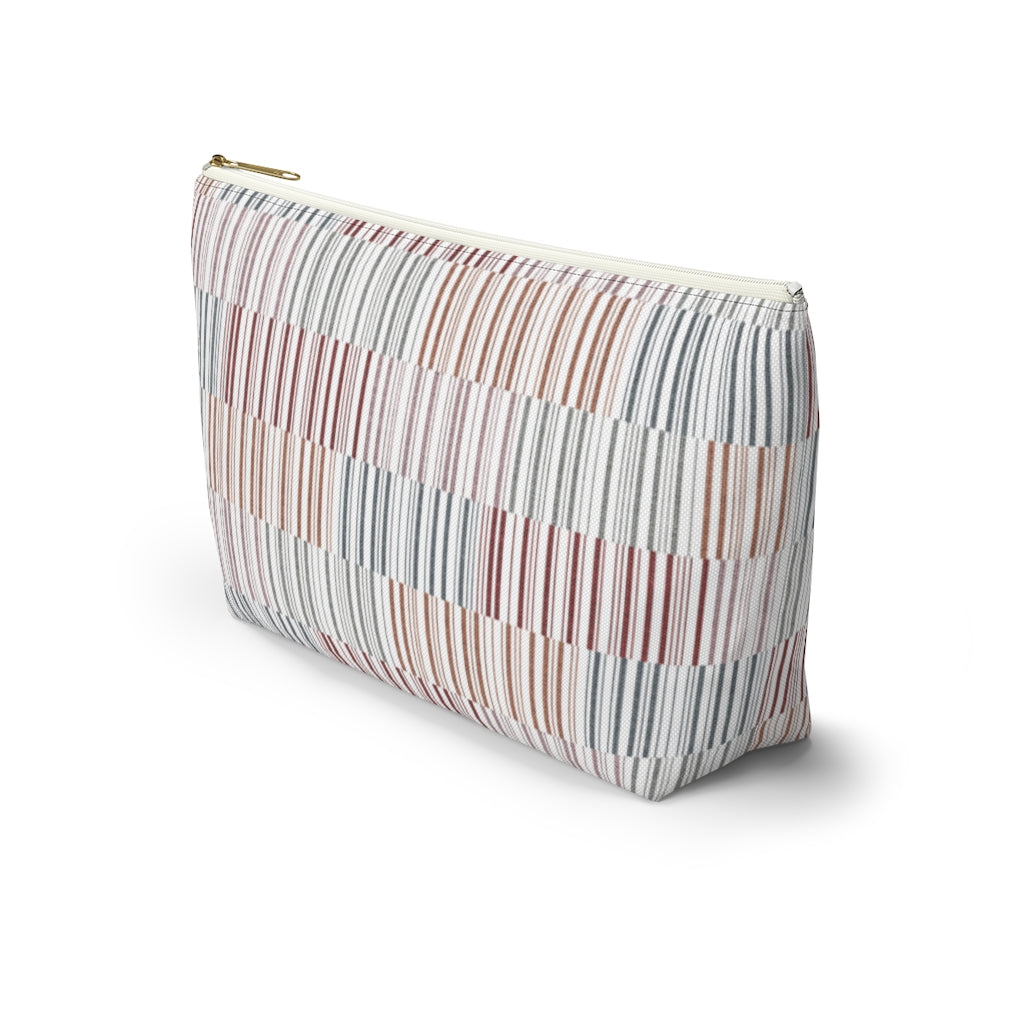 Traffic Code Accessory Pouch w T-bottom in Red