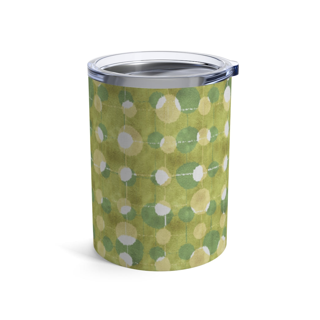 Ikat Texture Overlay Tumbler in Green