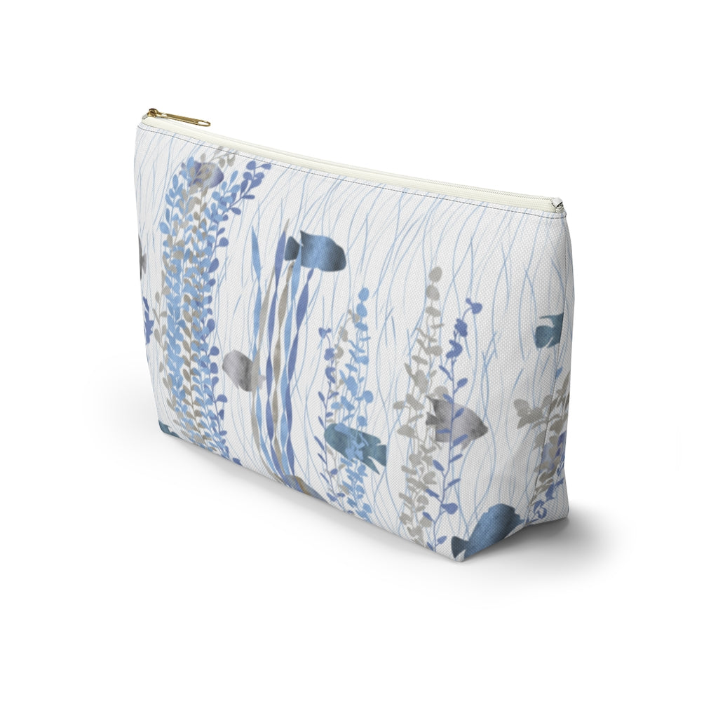 Aquarium Accessory Pouch w T-bottom in Blue