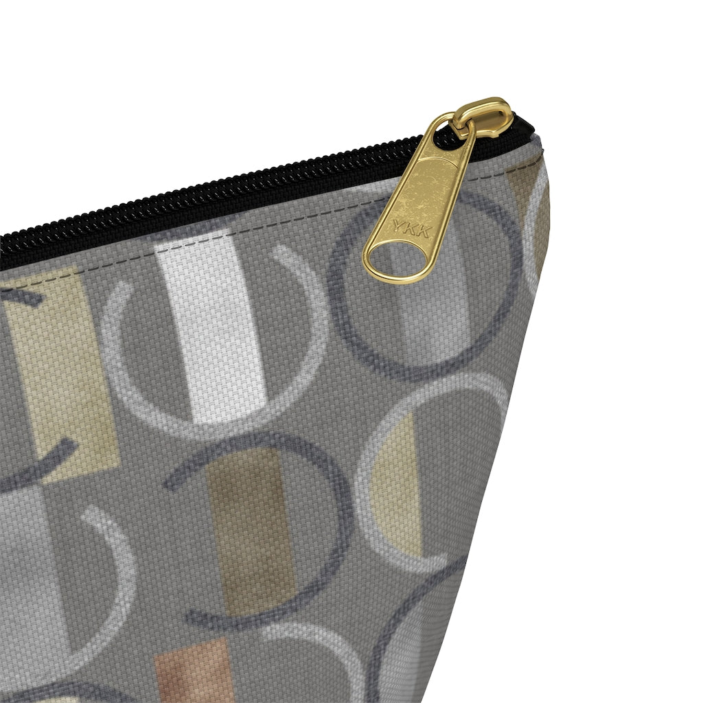 Journey Code Accessory Pouch w T-bottom in Gray