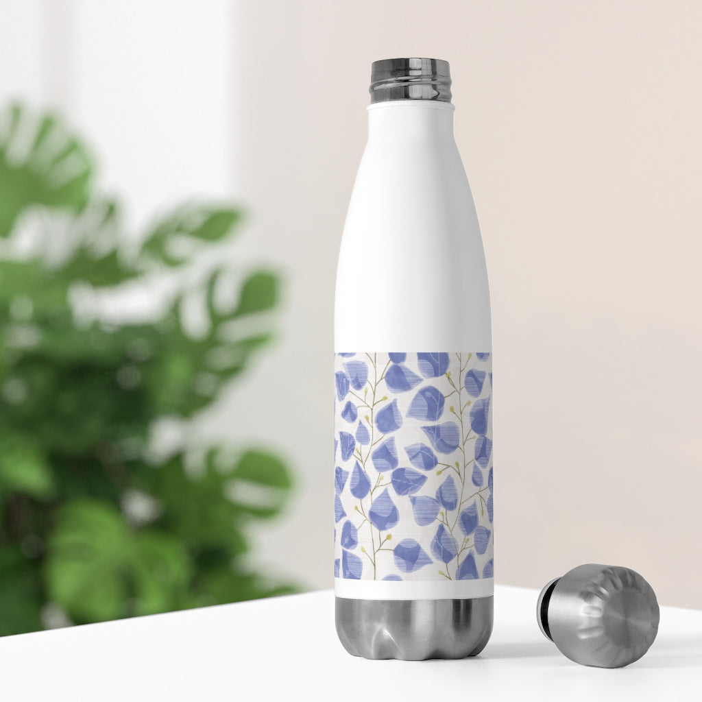 Budding Vine 20oz Insulated Bottle in Blue
