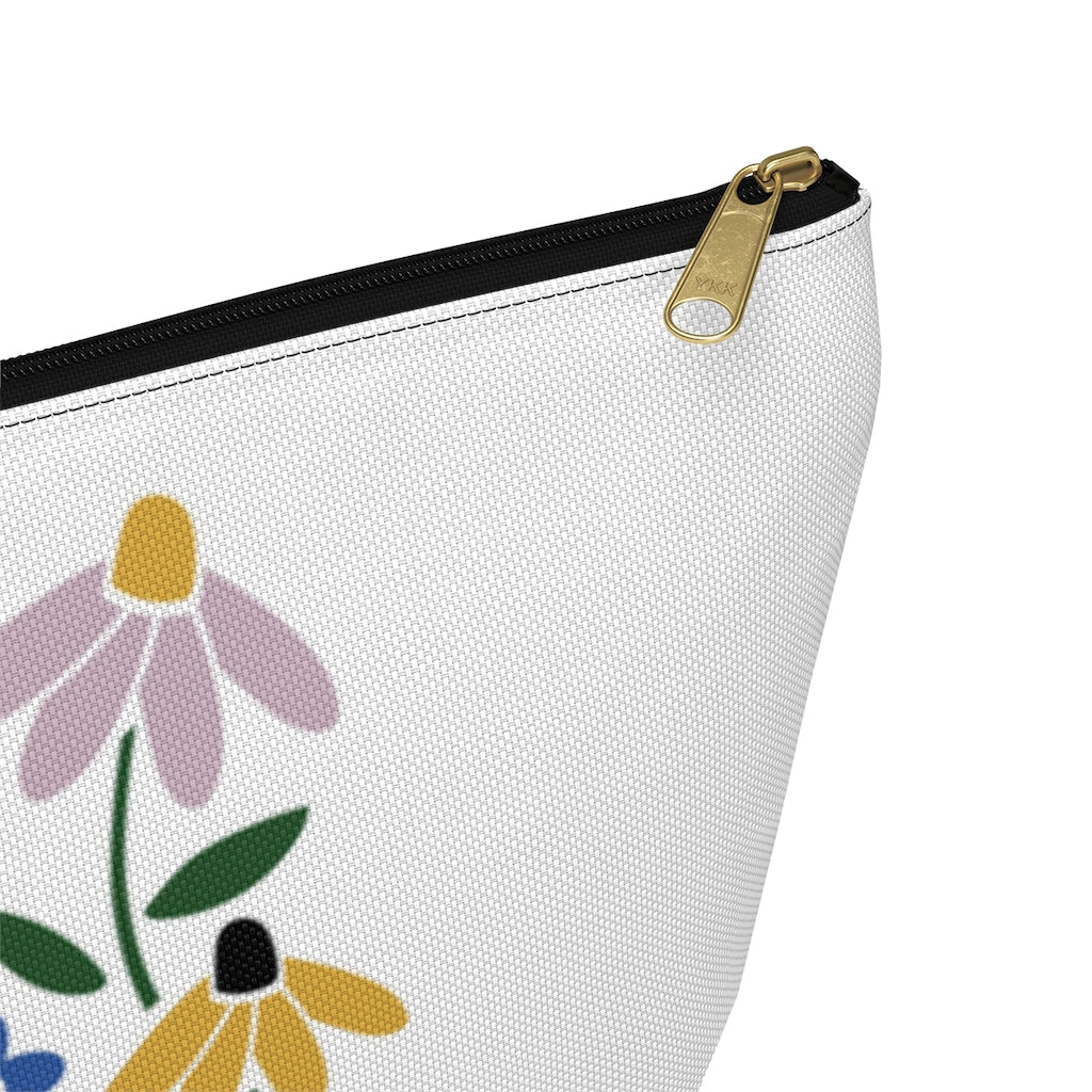 Flower Garden Accessory Pouch w T-bottom
