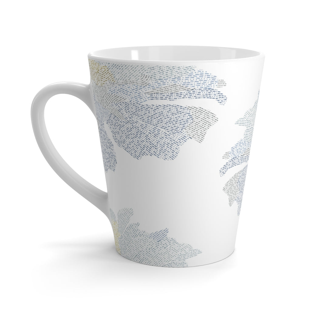 Ciphertext Code Latte Mug in Blue