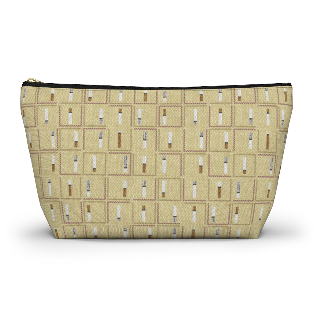 Pencil to Paper Accessory Pouch w T-bottom in Yellow