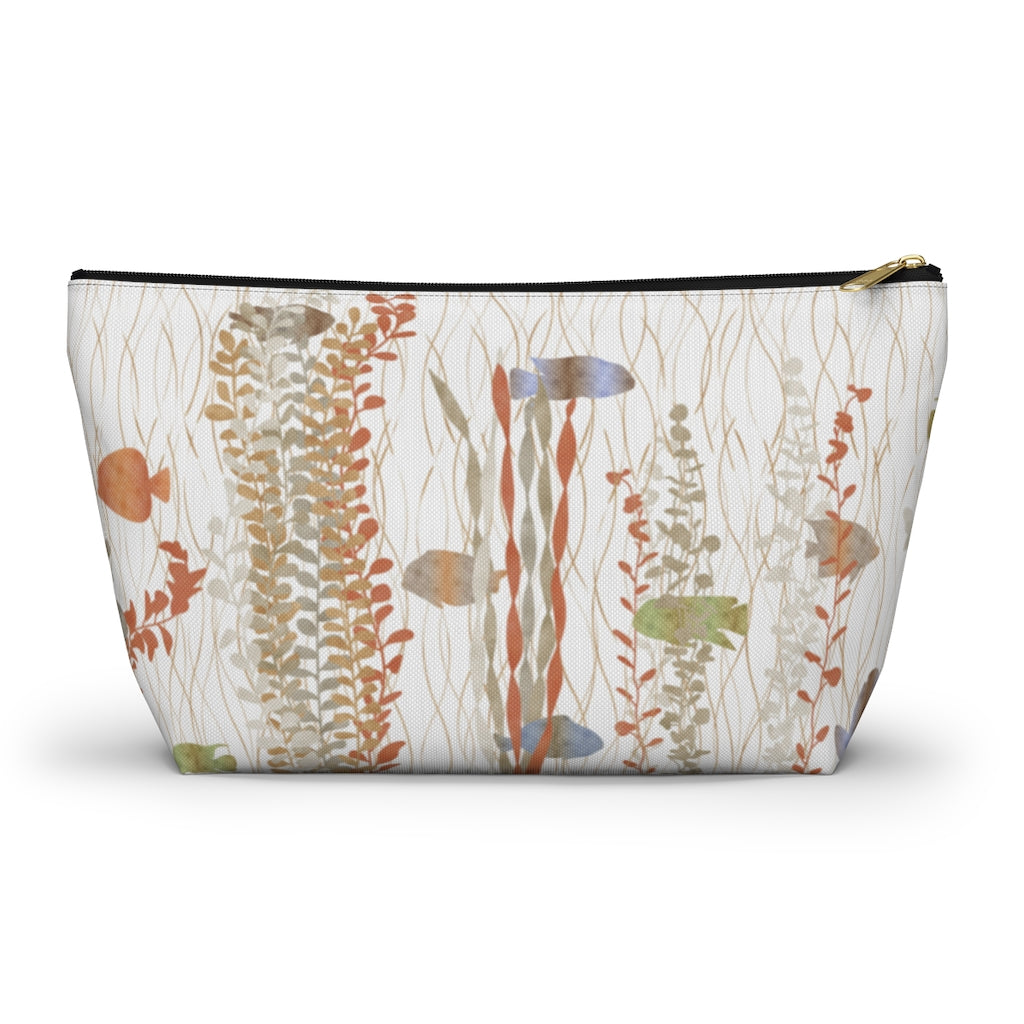 Aquarium Accessory Pouch w T-bottom in Coral