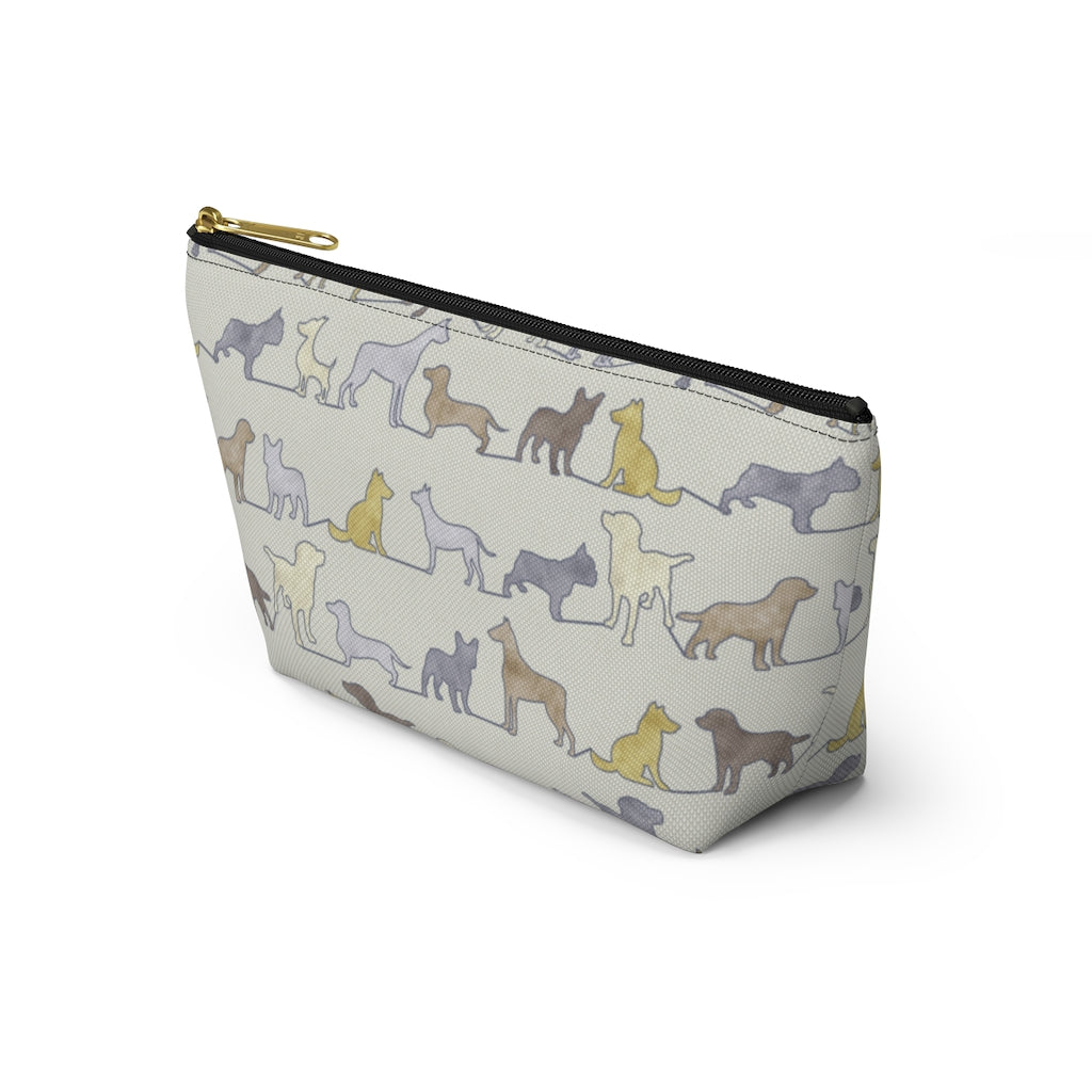 Dogs Accessory Pouch w T-bottom in Yellow