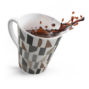Frequency Code Latte Mug in Gray