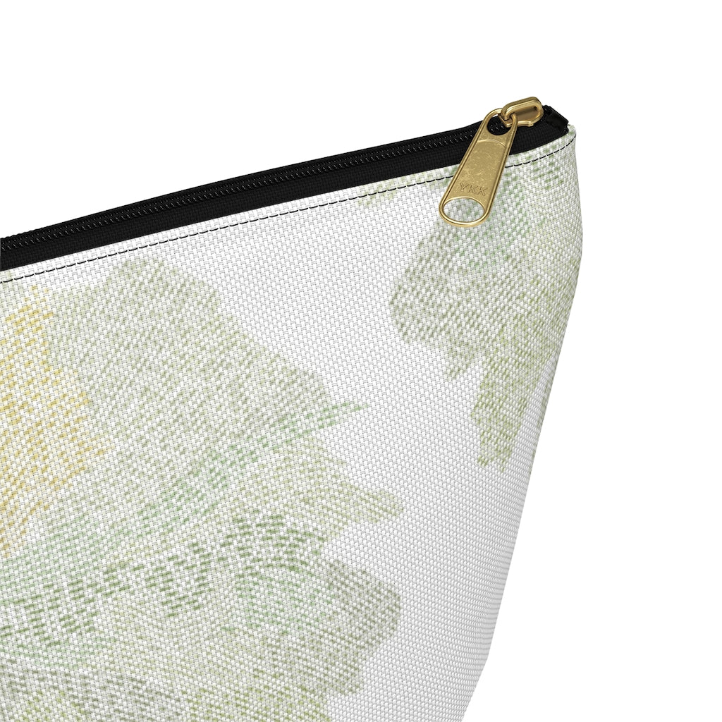 Ciphertext Code Accessory Pouch w T-bottom in Green