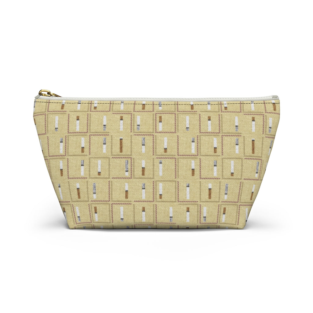Pencil to Paper Accessory Pouch w T-bottom in Yellow