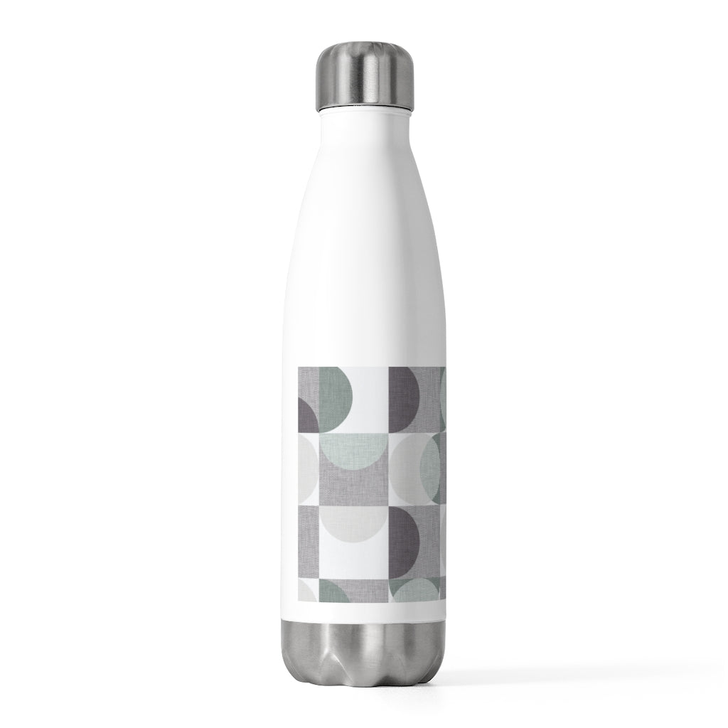 Semi Circle in Squares 20oz Insulated Bottle in Purple