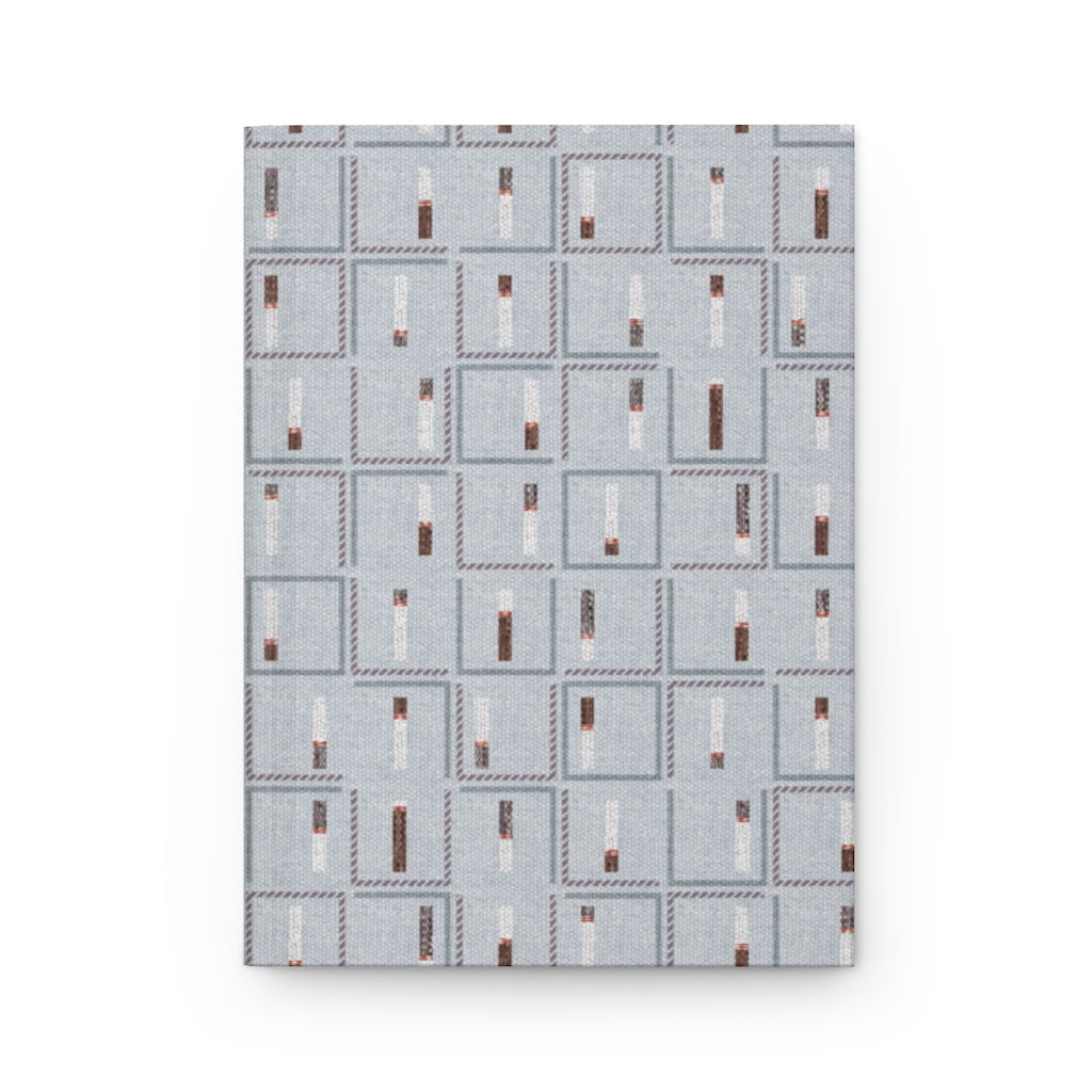 Pencil to Paper Code Hardcover Journal Matte in Blue