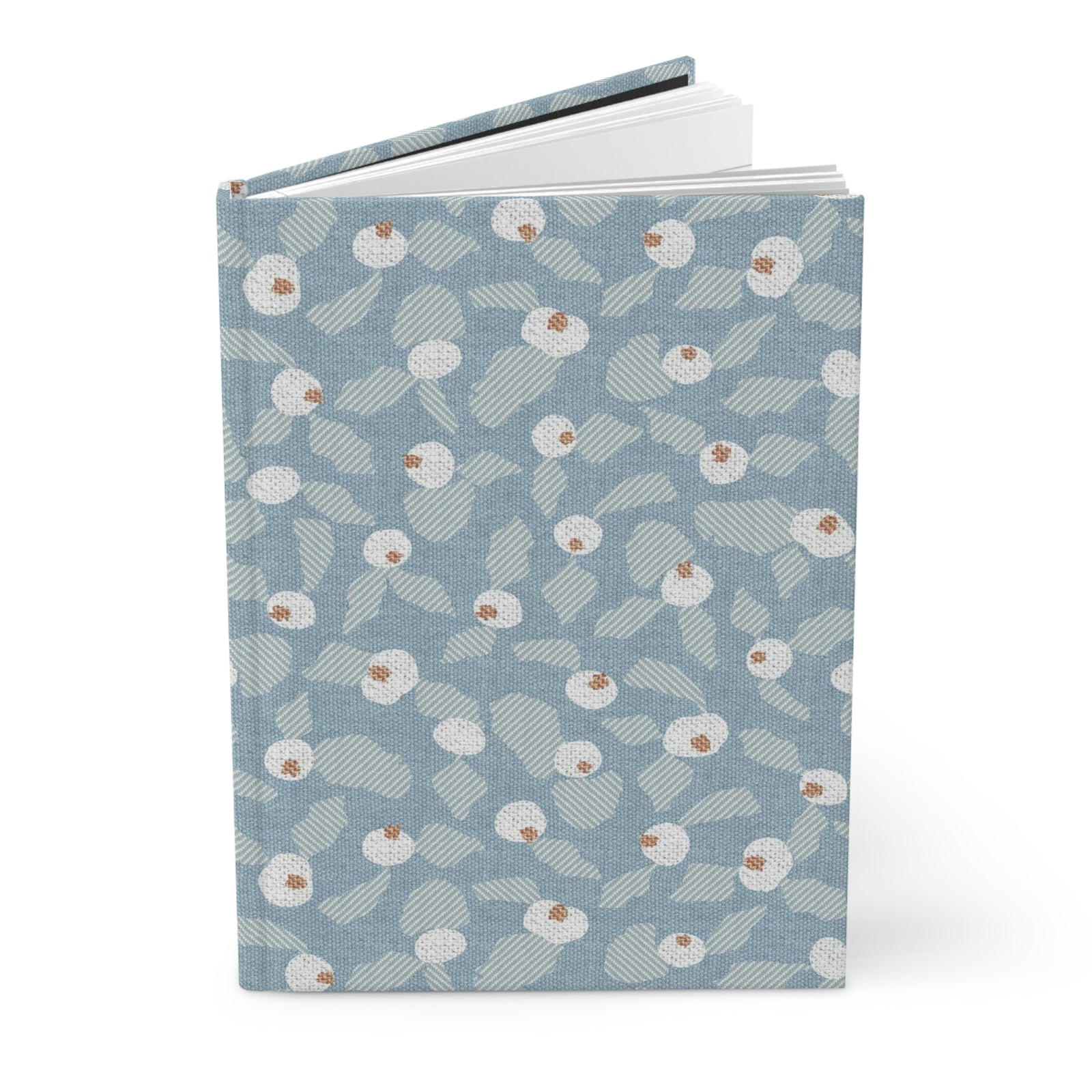 Rosa Rugosa Hardcover Journal Matte in Blue