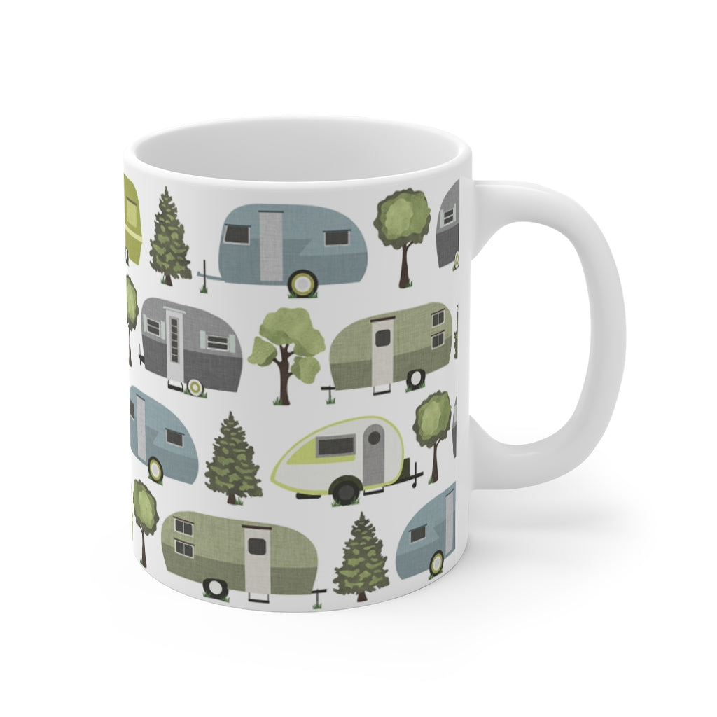 Teardrop Campers Mug in Green