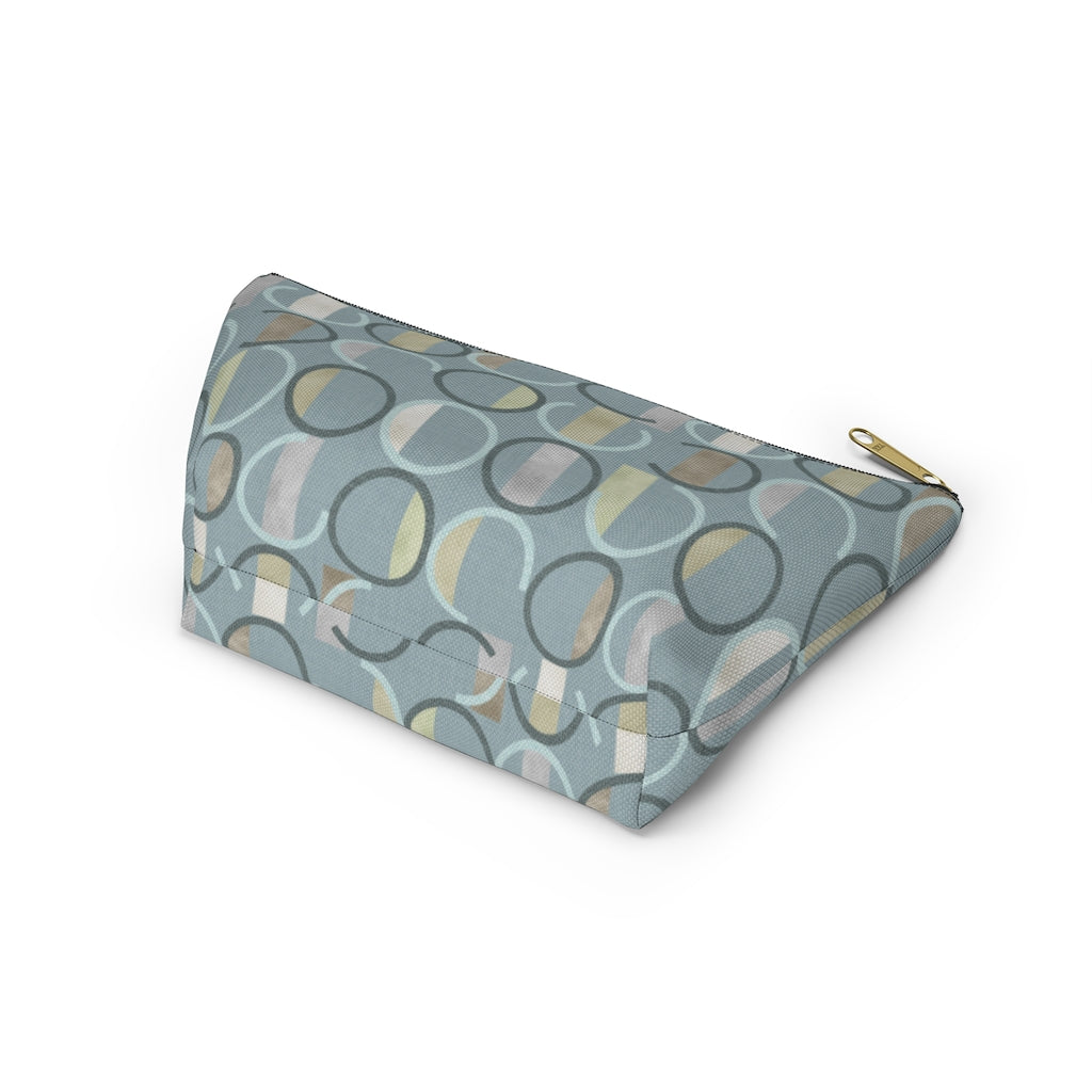 Journey Code Accessory Pouch w T-bottom in Aqua
