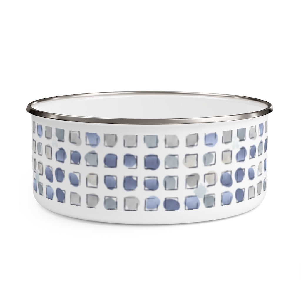 Make a Splash Enamel Bowl in Blue