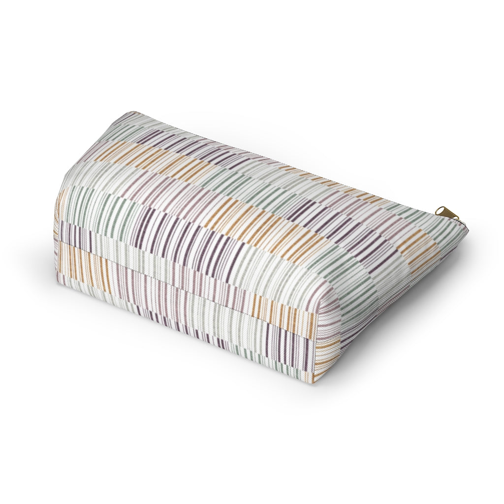 Traffic Code Accessory Pouch w T-bottom in Purple