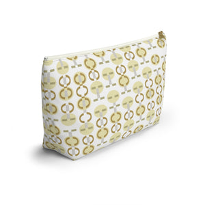 Telegraph Code Accessory Pouch w T-bottom in Yellow