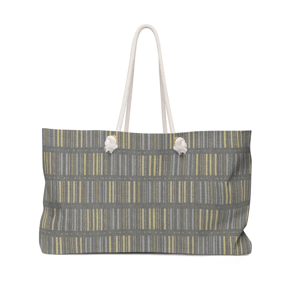 Science Code Weekender Bag in Gray