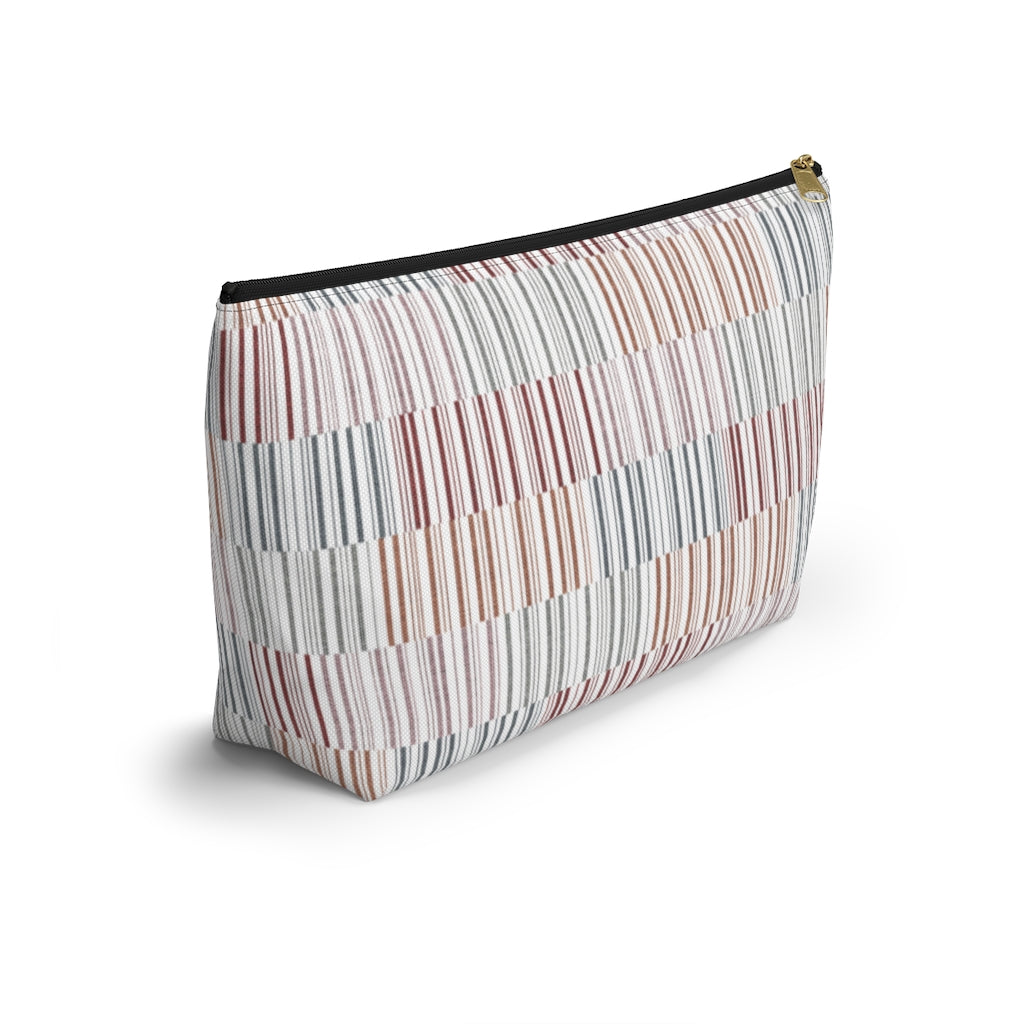 Traffic Code Accessory Pouch w T-bottom in Red