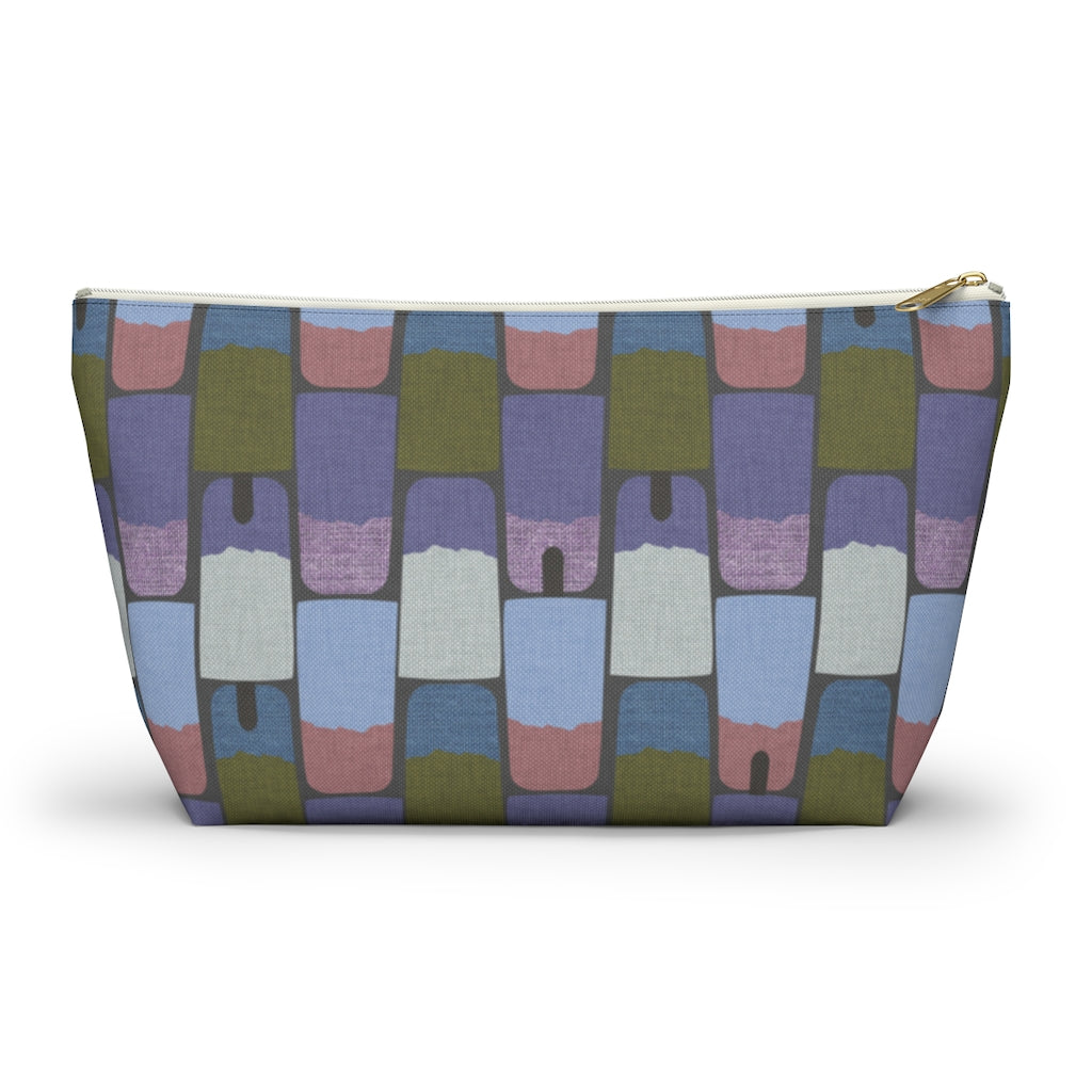 Popsicles Accessory Pouch w T-bottom in Purple